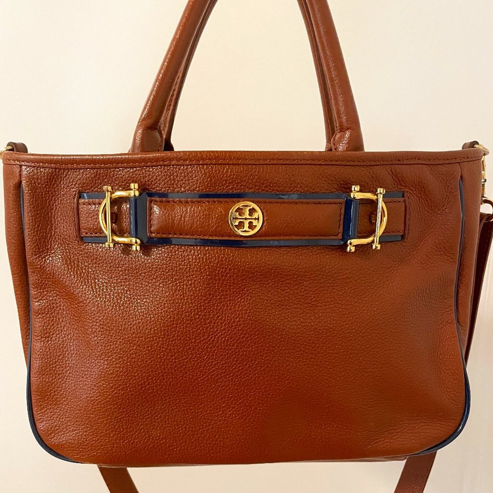 Tan Leather Tory Burch Bag